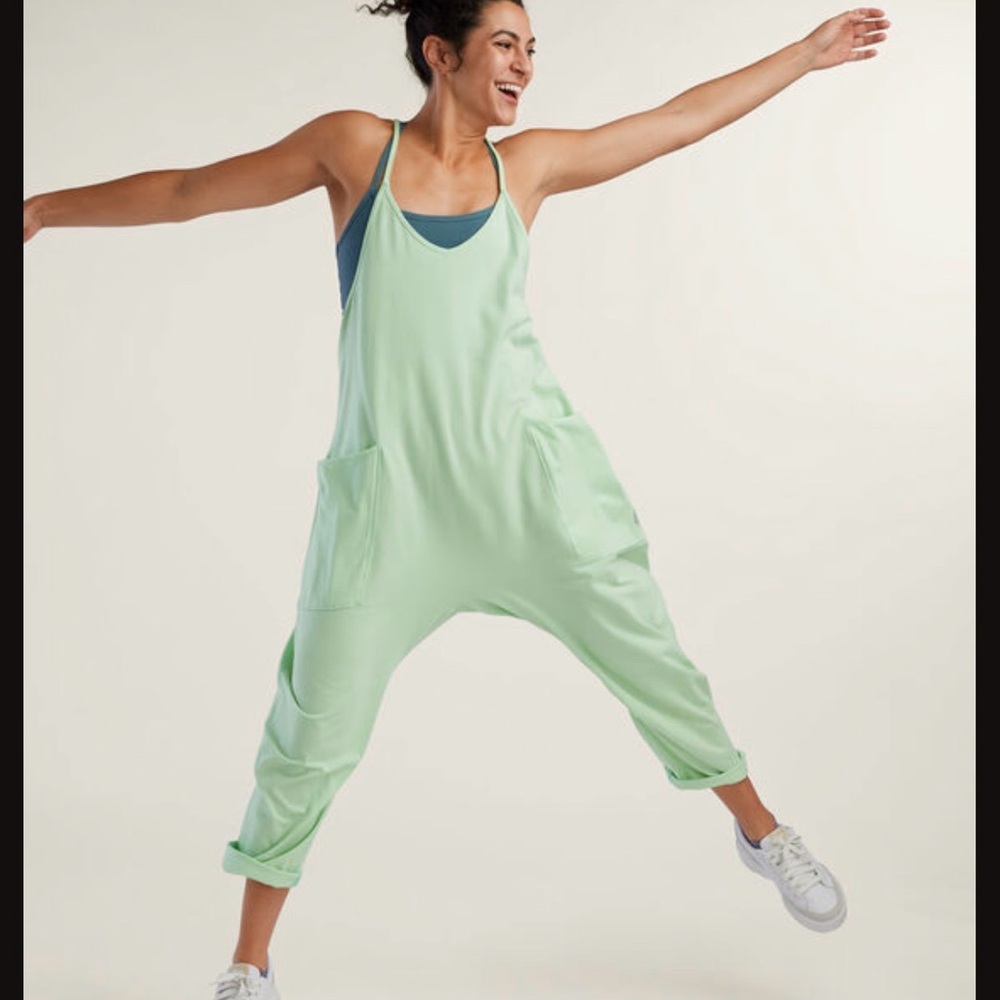 FP Movement by Free People Sage Green Jumpsuit